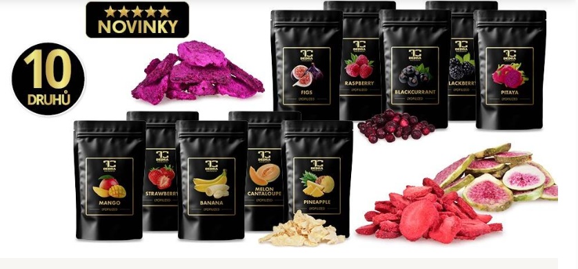 Dedra - Lyofilizované ovoce